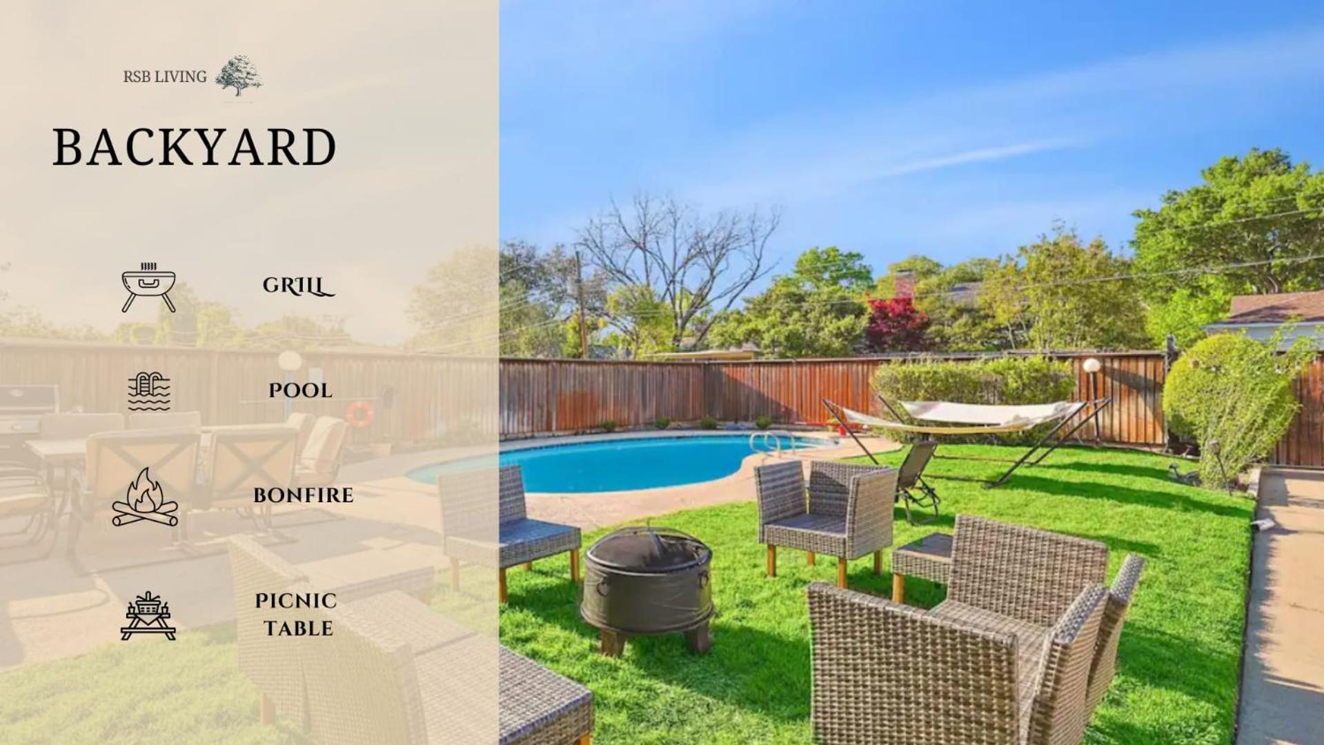 Spectacular 6Br 2,5Ba Holiday Home With Pool Dallas Exteriér fotografie